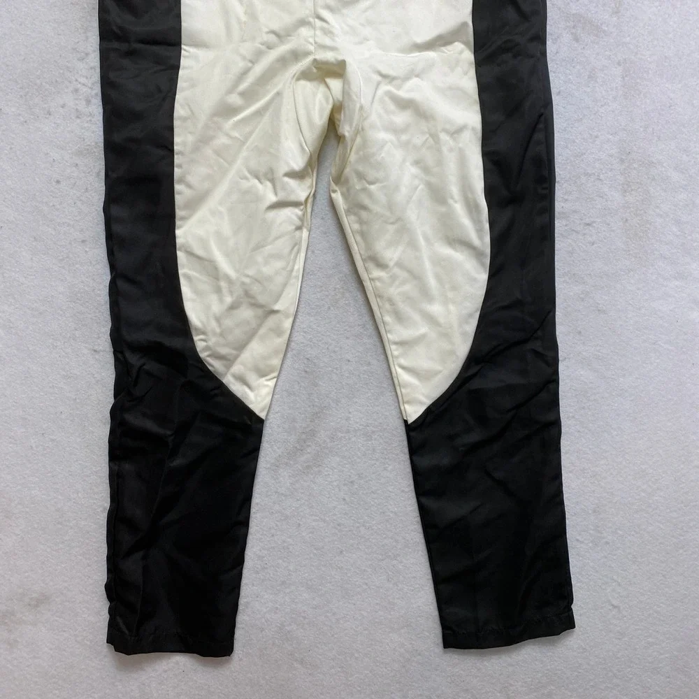 Spirit Racing Jumpsuit Unisex S/M White Black Nascar Moto Costume Coveralls - Picture 6 of 9